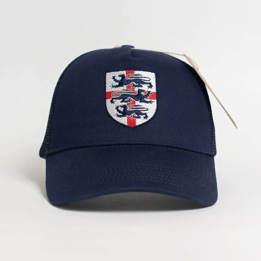 Trucker English Navy with 3 Lions