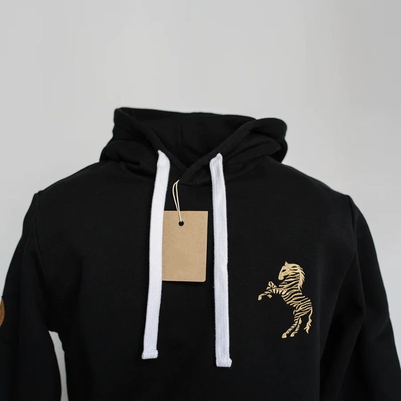 Hoodie La Zebra Black