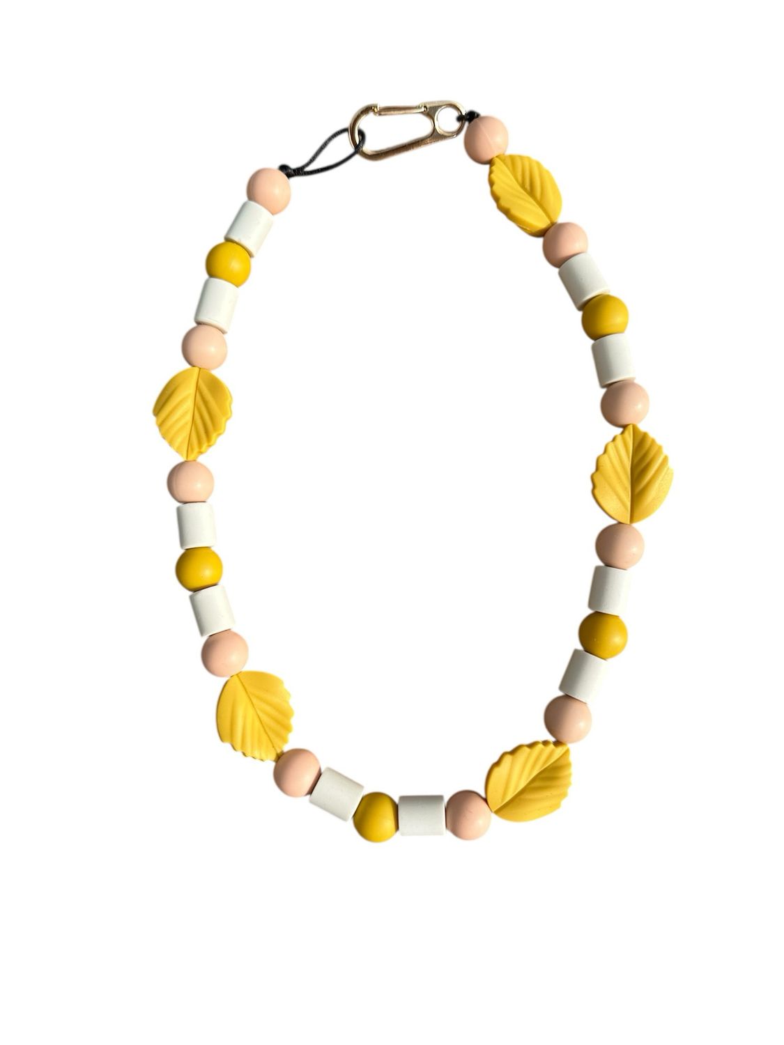 Colliers Anti-Tiques Feuille Jaune