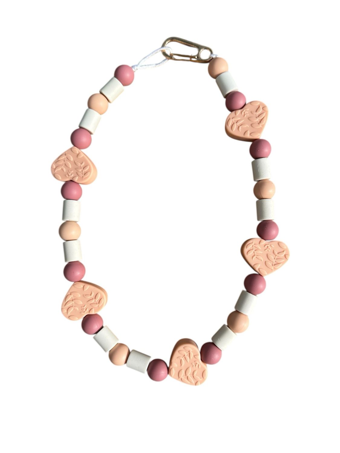 Collier Anti - Tique Cœur Rose