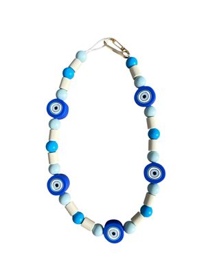 Collier Anti-Tique Charm’Oeil Bleu