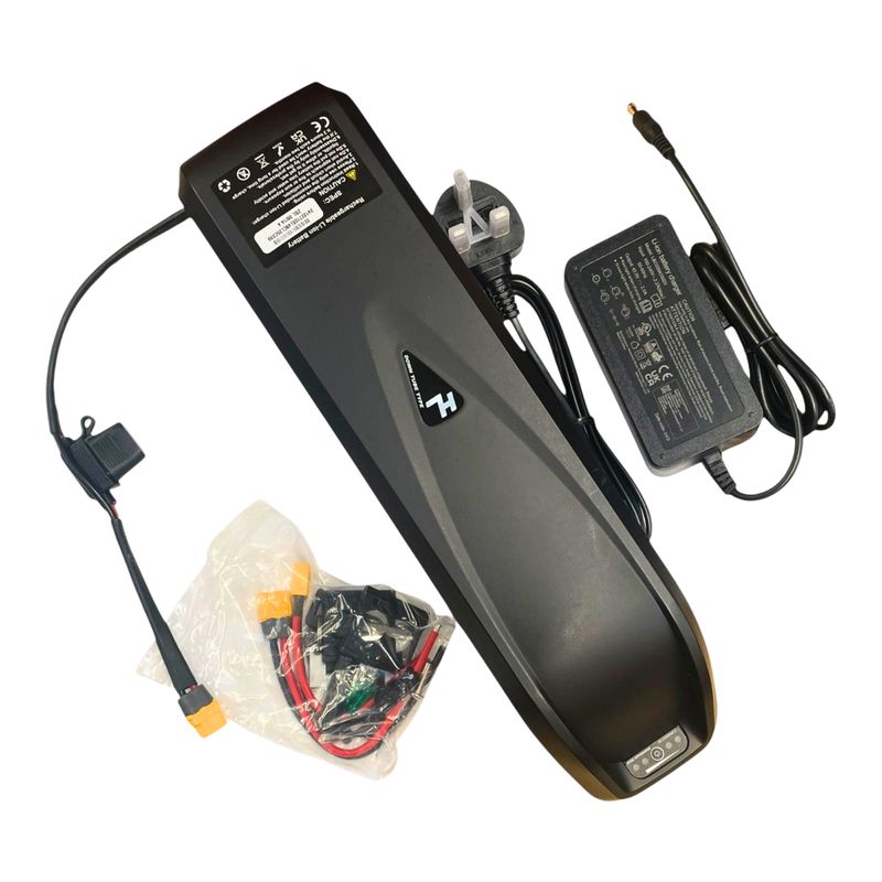 36V 14.4Ah E-Bike Battery Pack (LG 4800mAh Cells, 25A BMS) + UK Charger