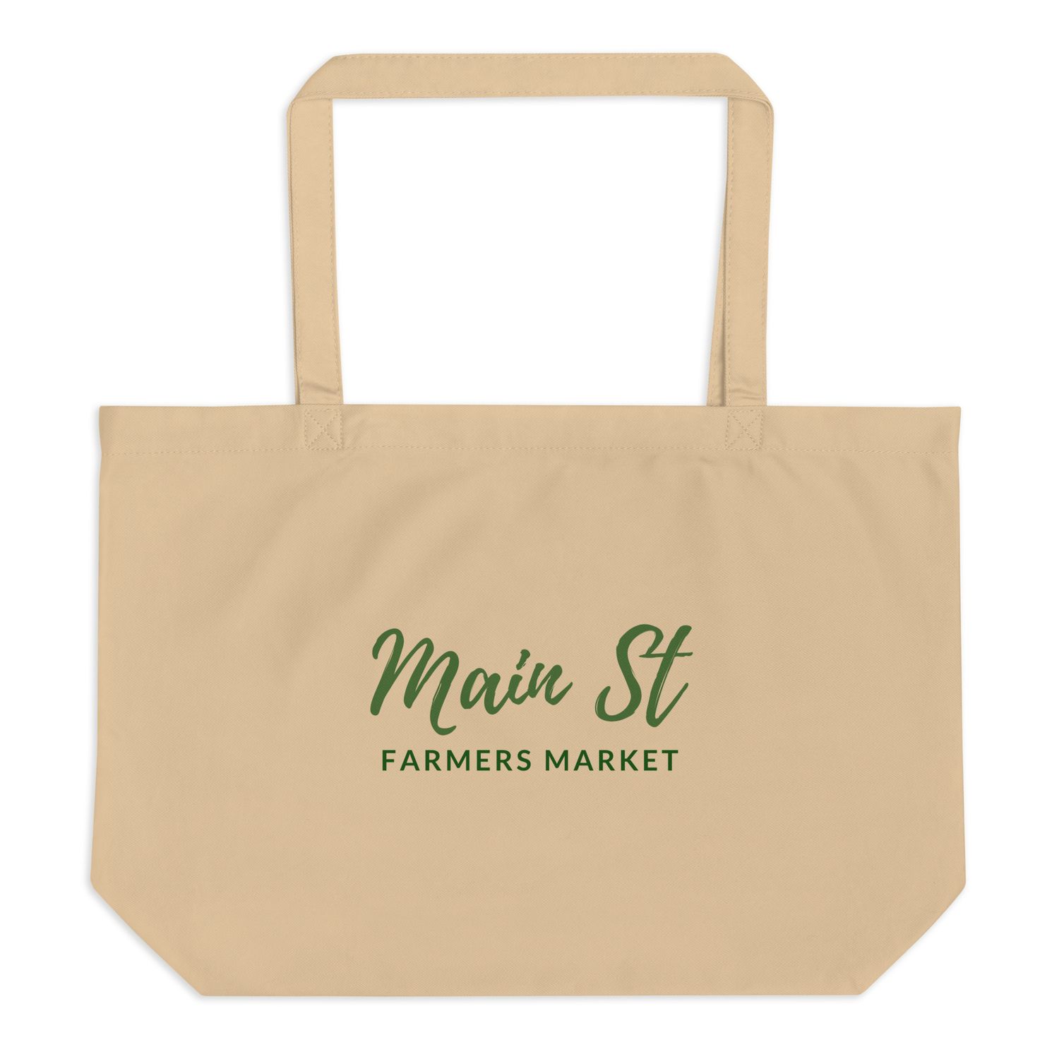 Large organic tote bag