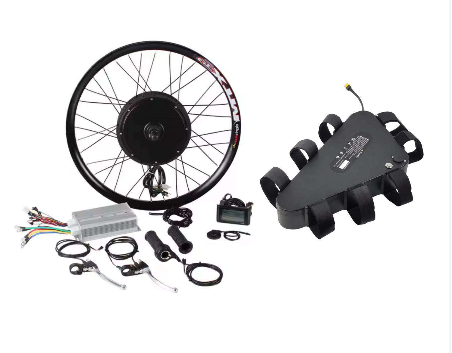 3000 Watt MTX ebike conversion kit 72v 20ah ebike battery combo