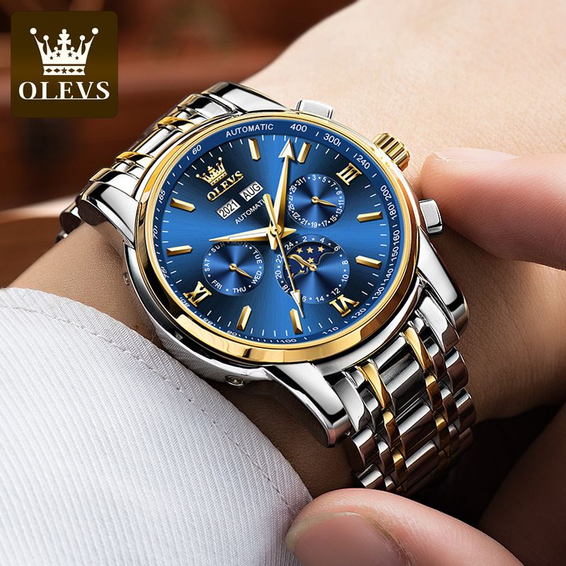 Men&#39;s Luxury Automatic Mechanical Watch – Waterproof &amp; Multi-Functional