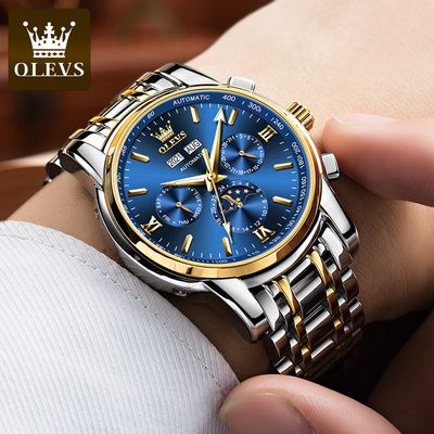 Men&#39;s Luxury Automatic Mechanical Watch – Waterproof &amp; Multi-Functional