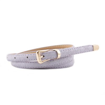 Women&#39;s Snake Pattern Thin Belt – All-Match Dress Accessory