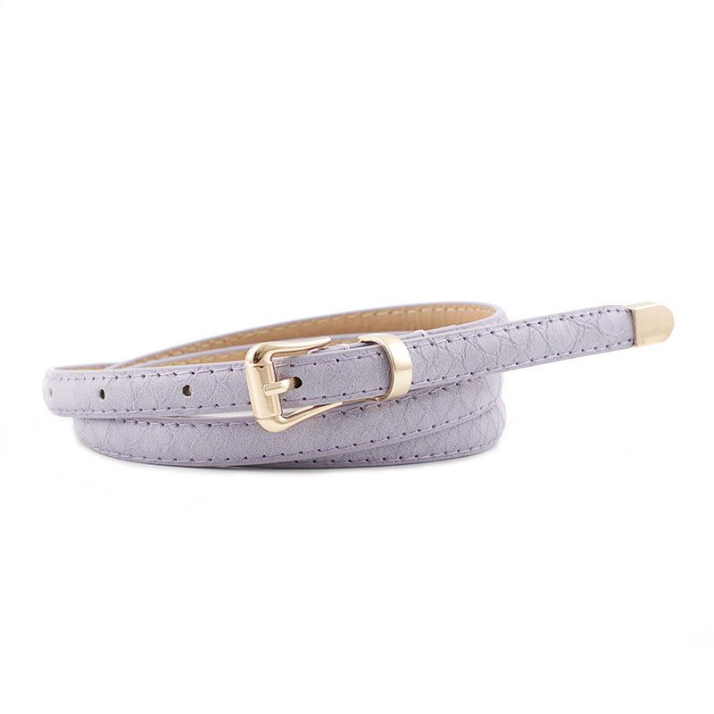 Women&#39;s Snake Pattern Thin Belt – All-Match Dress Accessory