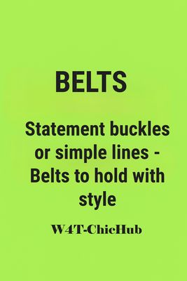 Belts