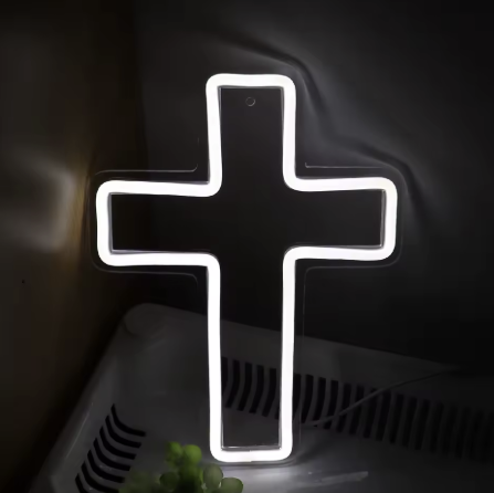LED Jesus Cross
