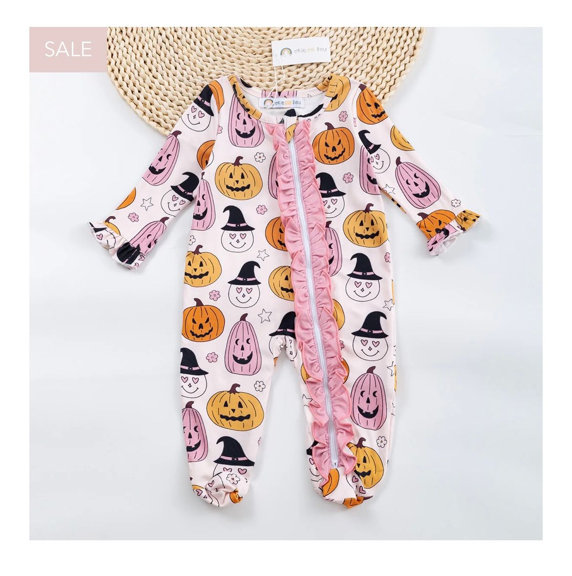 Playful Pumpkin Romper