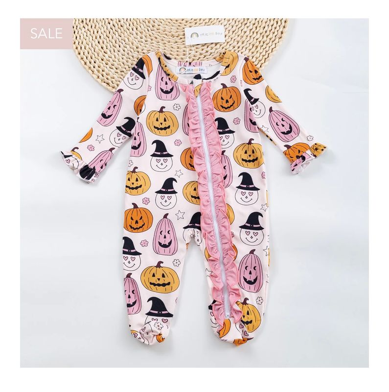 Playful Pumpkin Romper