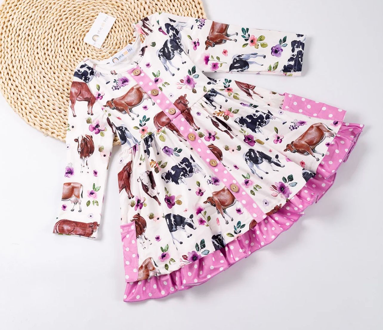 Playful Cow Pals Dress