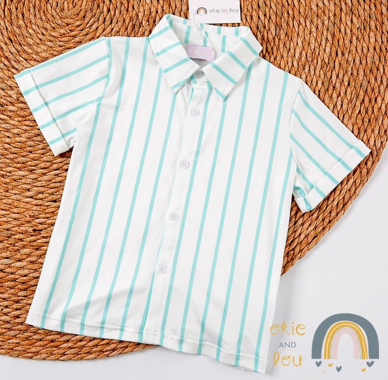 Boys Frilly Stripes Mommy &amp; Me Shirt