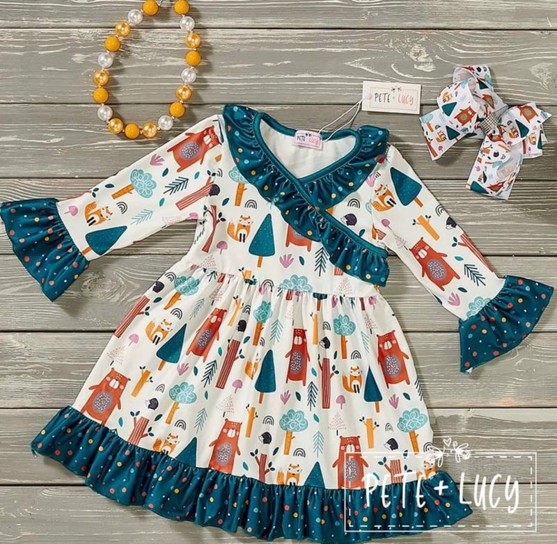 Trees and Dots Dress