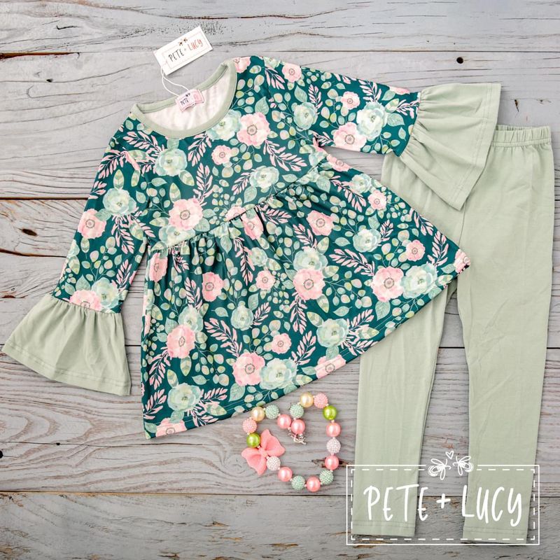 Sage Blooms Set