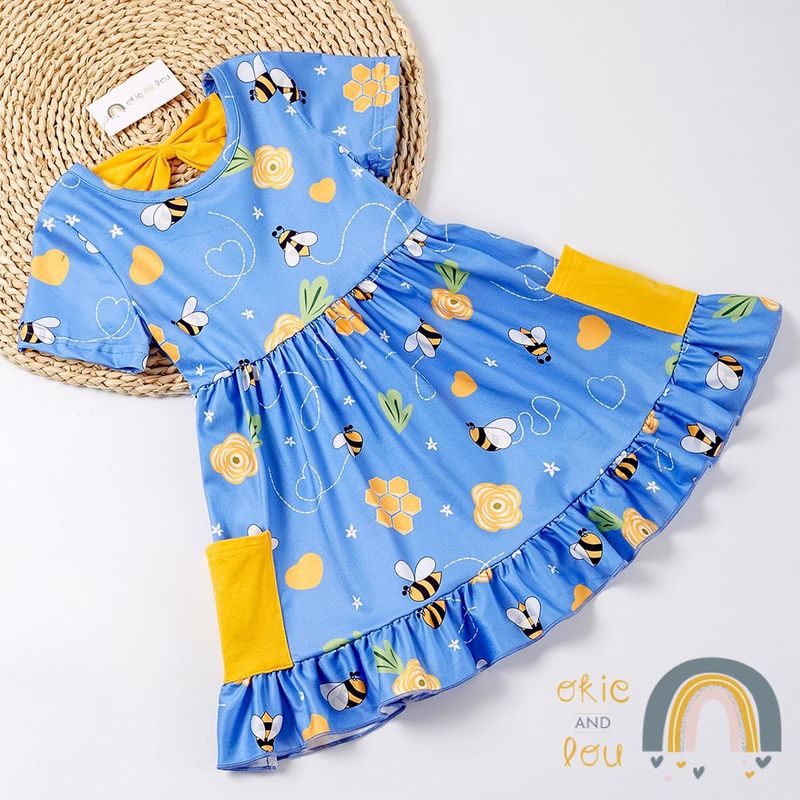 Blue Buzz Dress