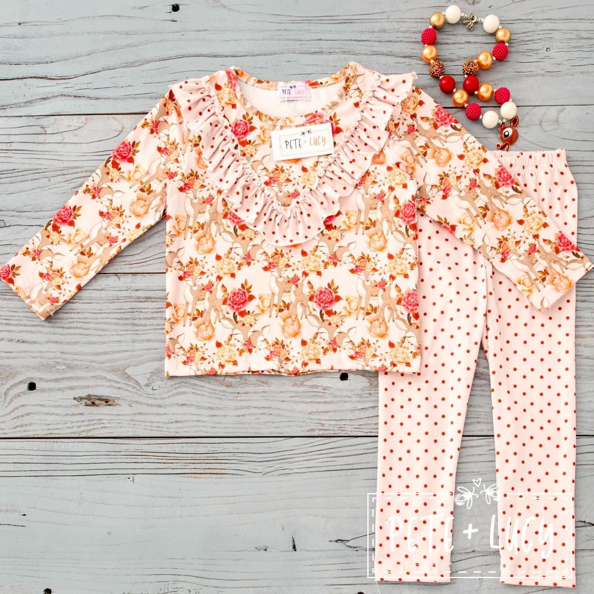Deer Roses Set