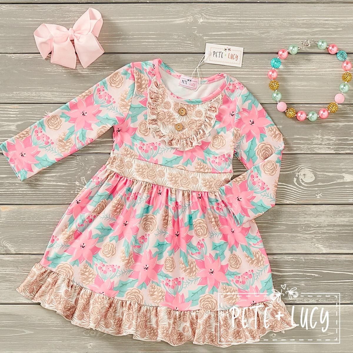 Pretty Poinsettias Pant Set