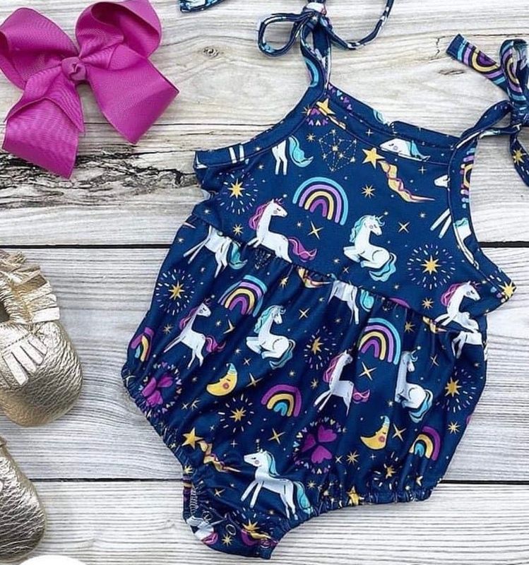 Rainbows and Unicorns Romper