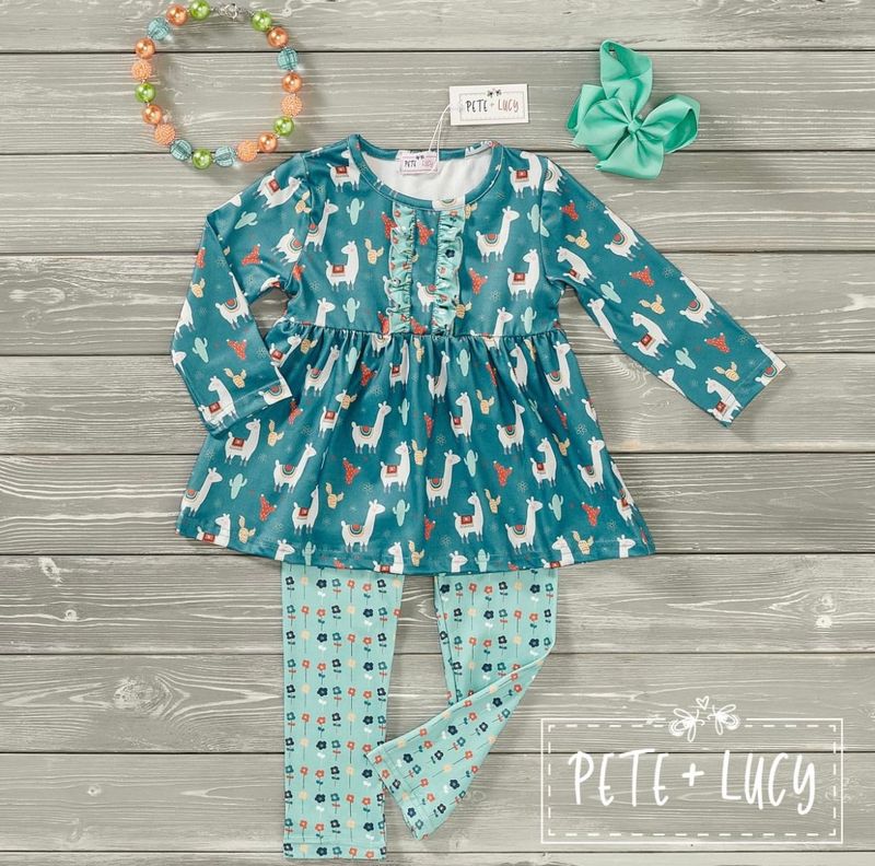 Llama Who??? Pant Set
