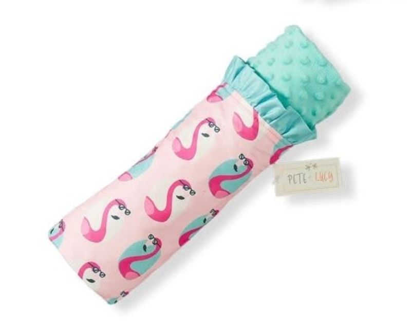 Cool Flamingo  Minky Blanket