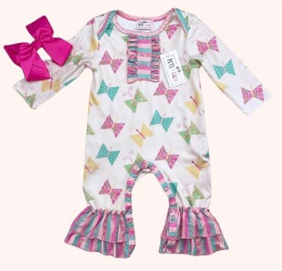 Fly Like A Butterfly Romper