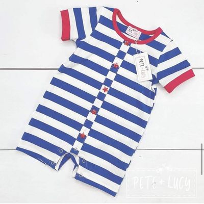 Patriotic Boys Romper