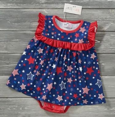 Star Spangled Romper