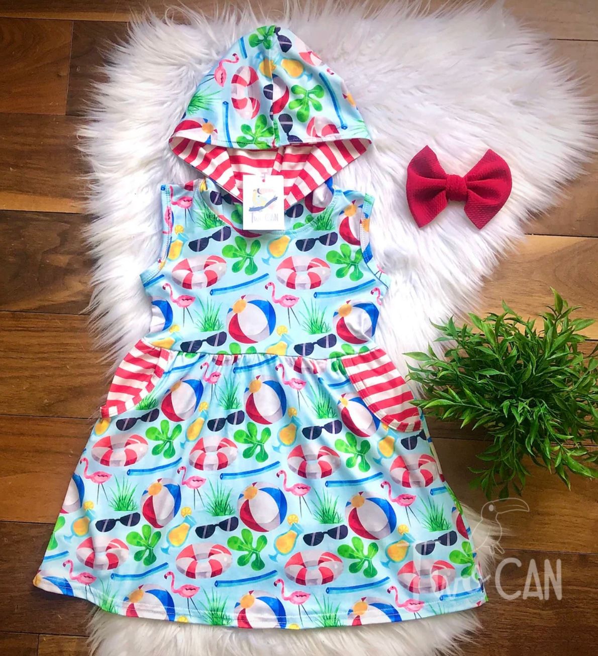 Beachin’ Hooded Dress