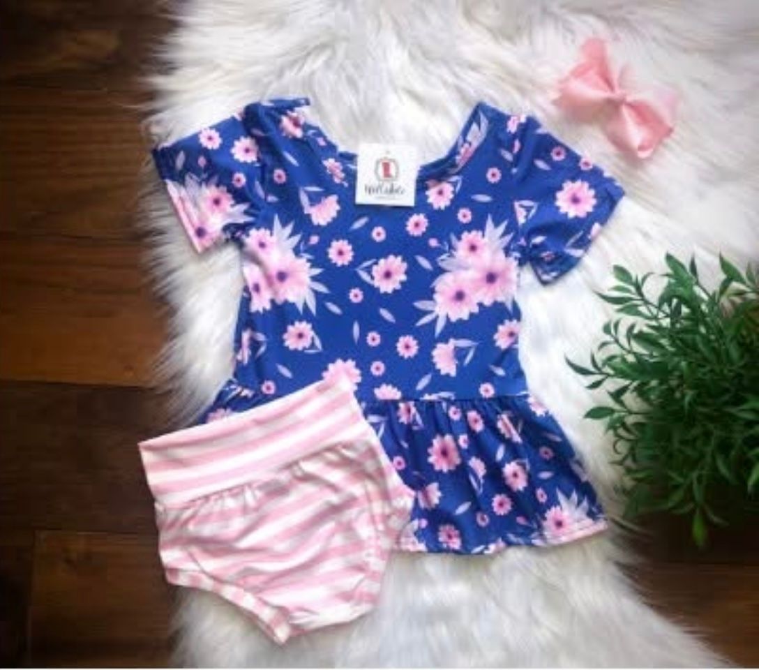 Pink Daisy Bummie