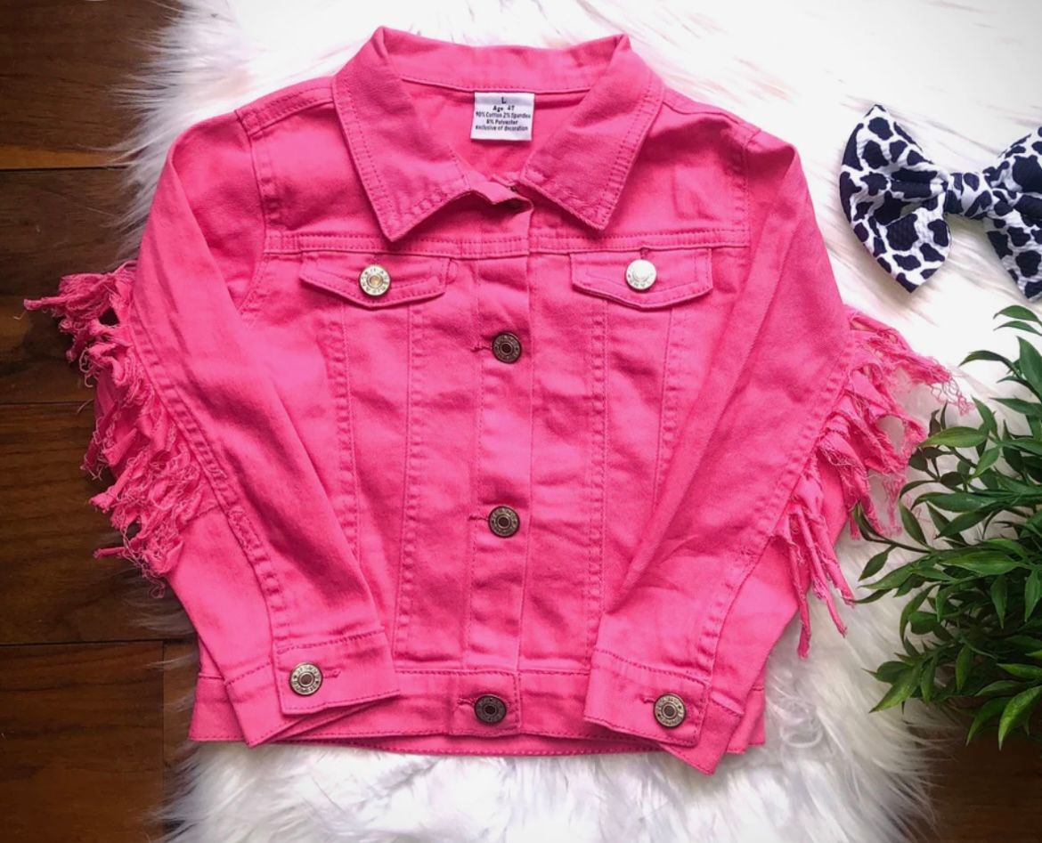 Pink Me Denim Jacket