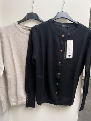 Gilet met gouden knoopjes