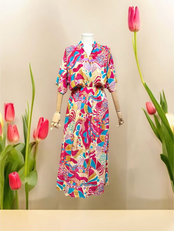 Jurk bloemen print