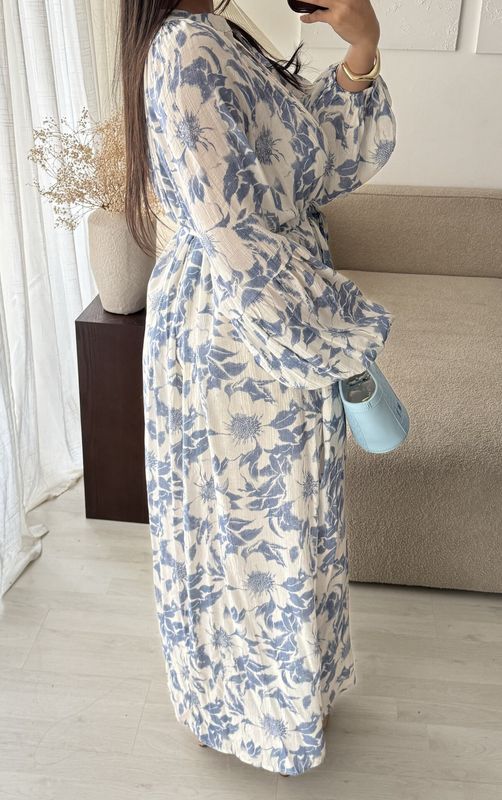 jurk met bloemen - soepel