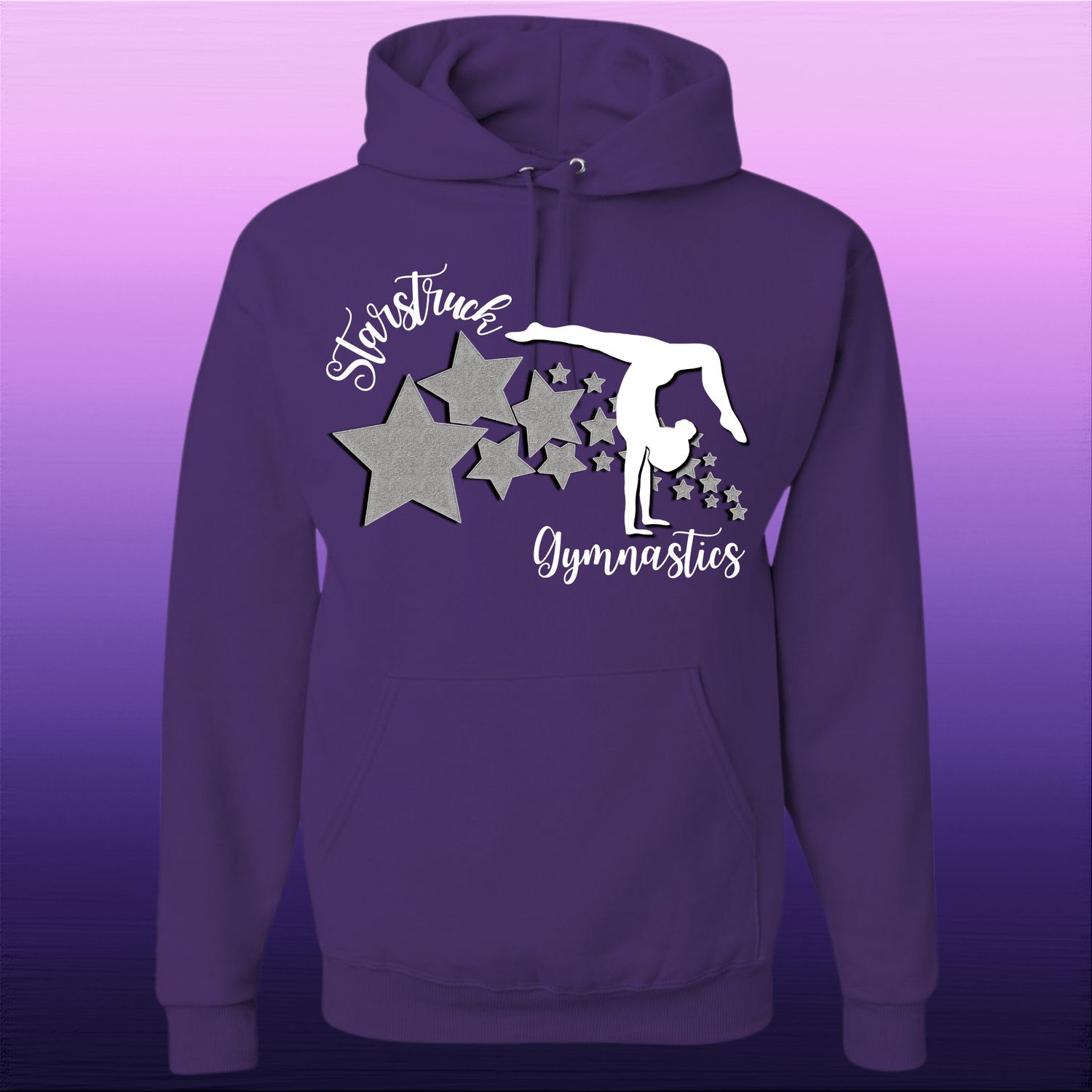 Gymnastics Hoodie- Purple