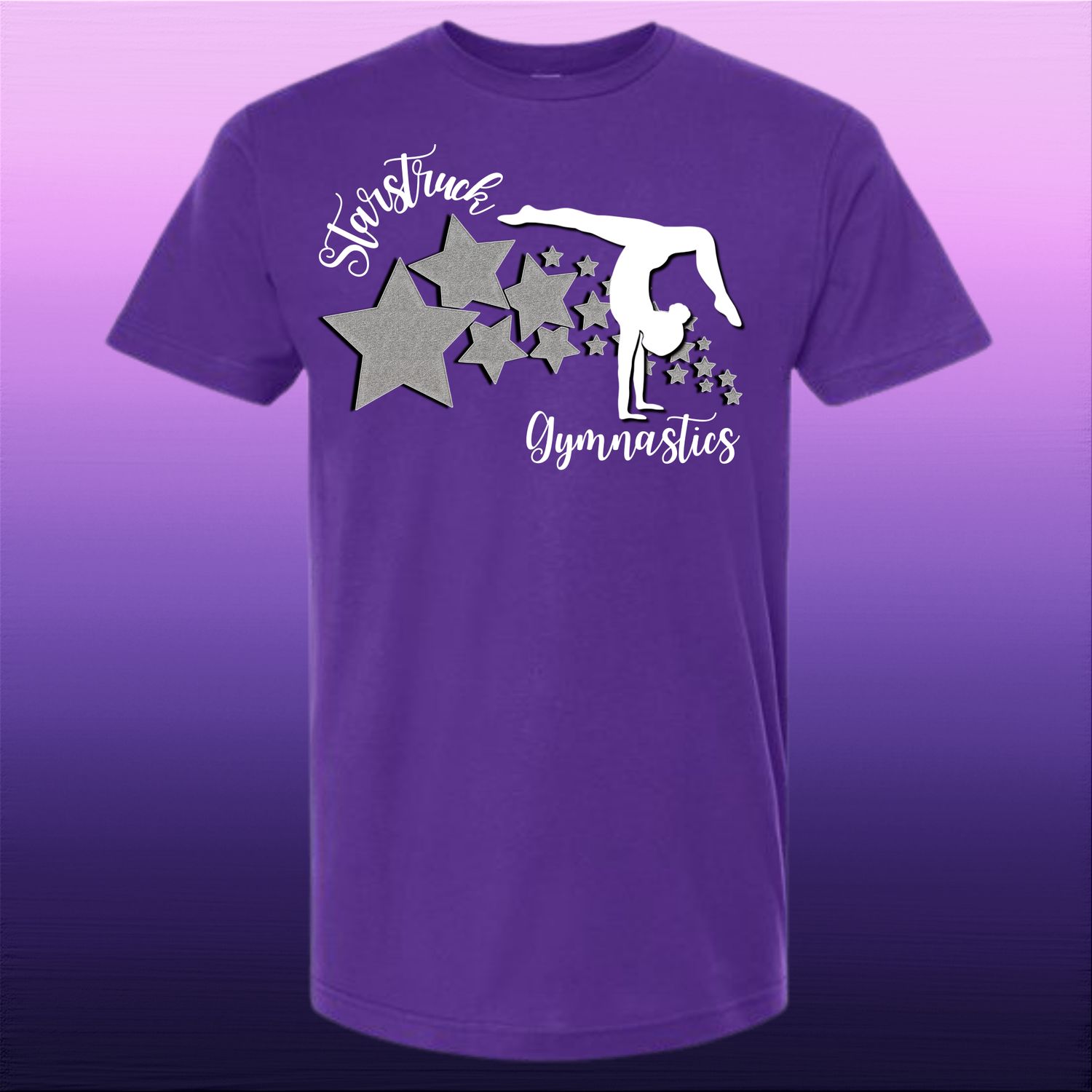 Gymnastics Tshirt- Purple