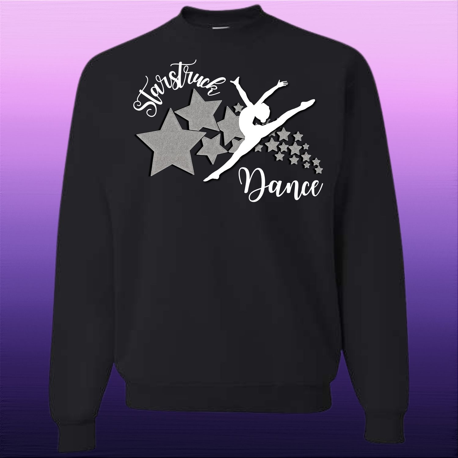 Dance Crewneck Sweatshirt- Black