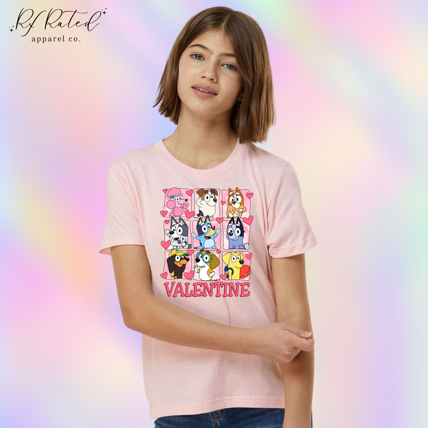 Youth- Valentines Bluey Characters