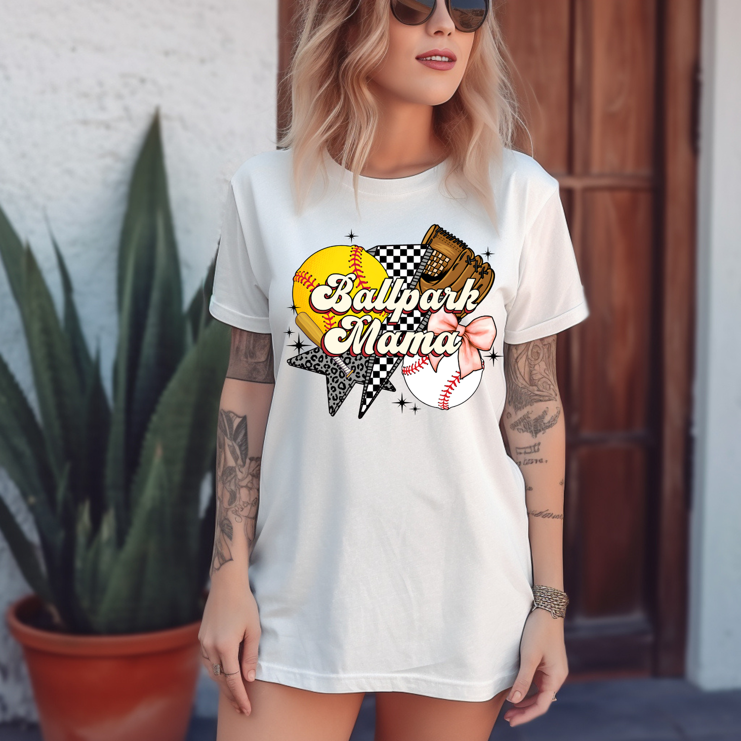 Ballpark Mama T-shirt