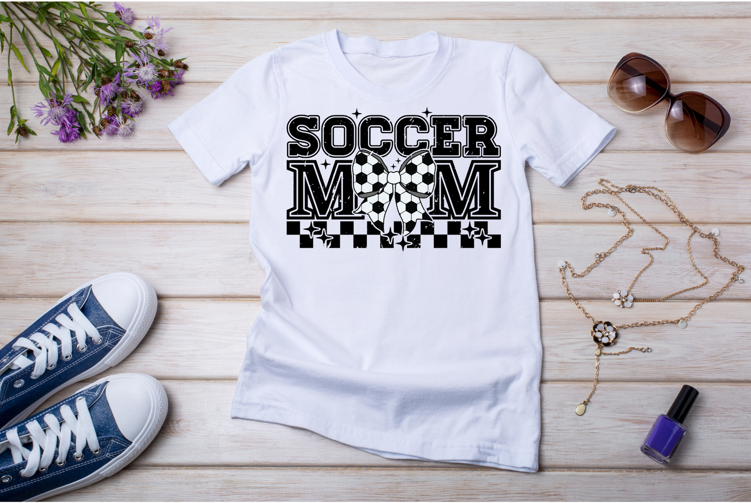 SOCCER MOM BOW