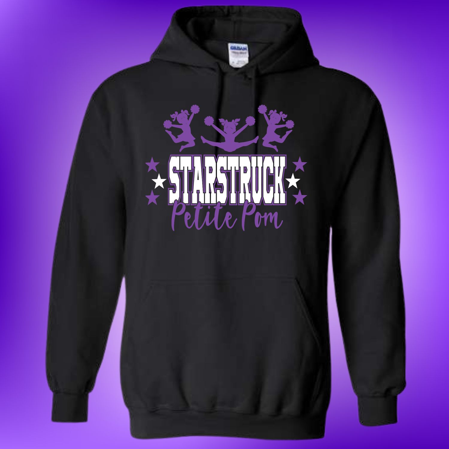 Starstruck Petite Pom Hooded Sweatshirt