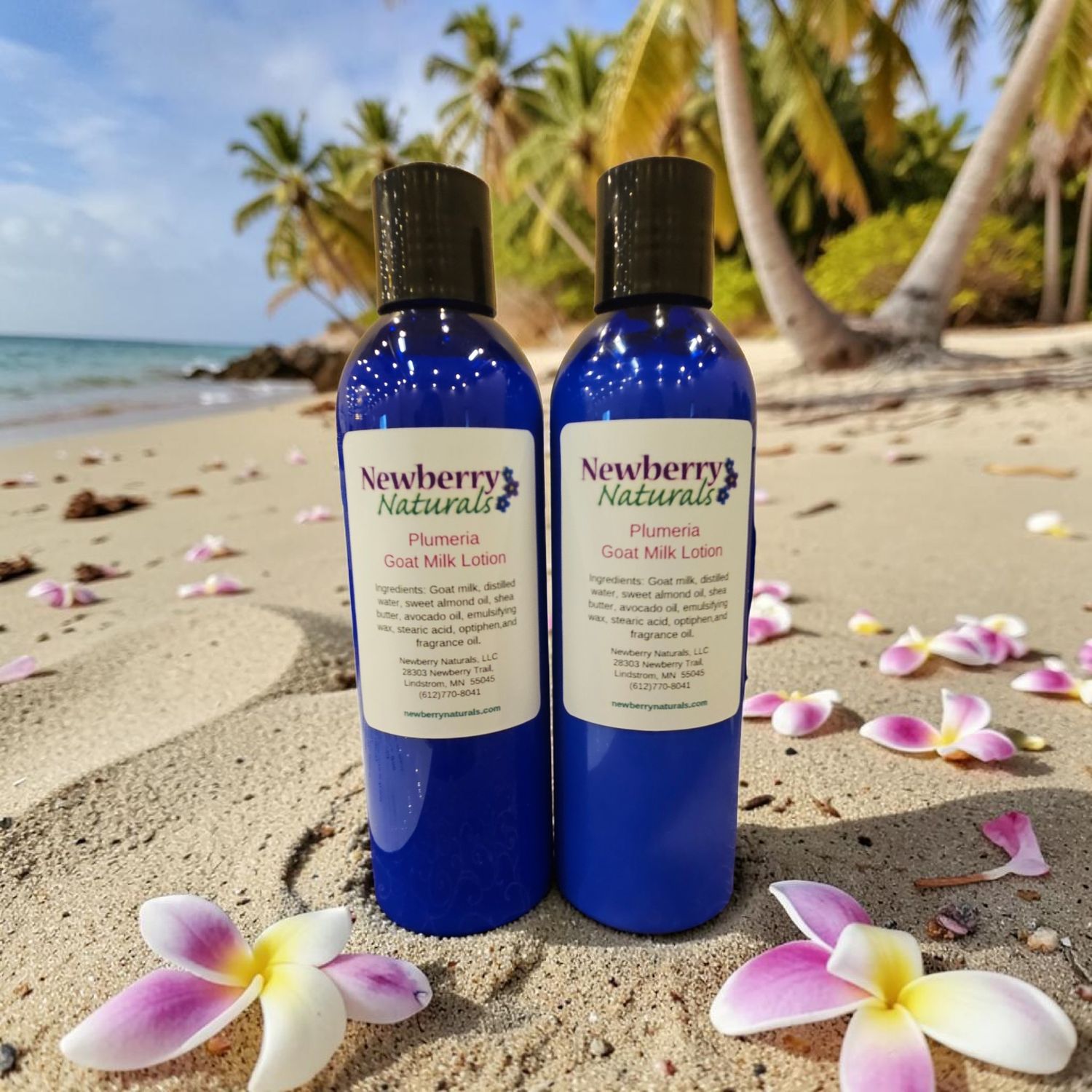 Plumeria Goat Milk Lotion 8 ounce