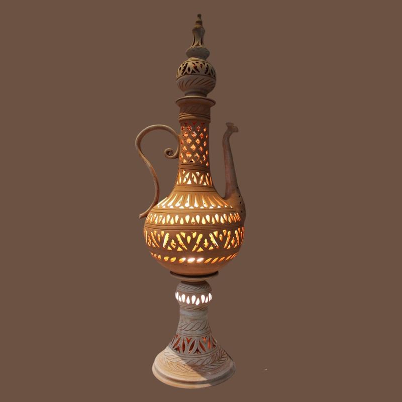 LAMPADA DECORATIVA TEIERA -COLORE BISCOTTO 135CM