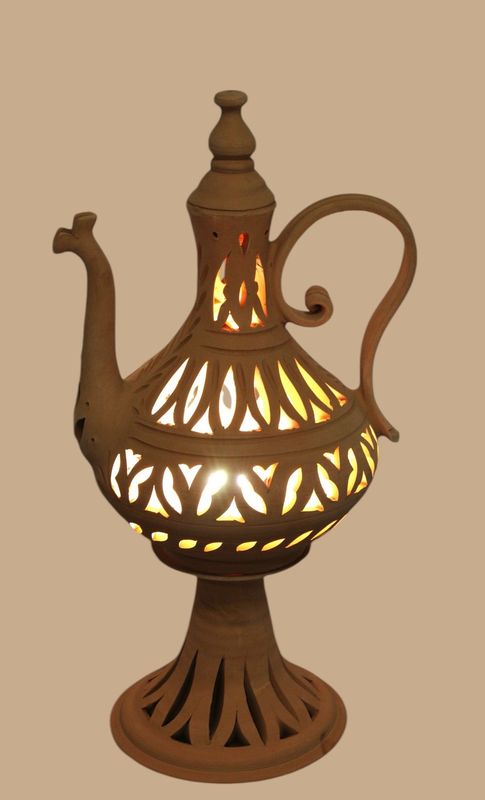 LAMPADA DECORATIVA TEIERA  - COLORE BISCOTTO 60 CM
