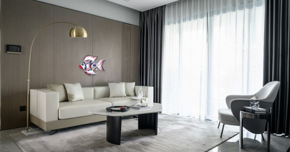 PESCE IN CERAMICA MULTICOLORE PER LA DECORAZIONE DELLE PARETE INTERNI PESCE IN CERAMICA MULTICOLORE PER LA DECORAZIONE DELLE PARETE INTERNI