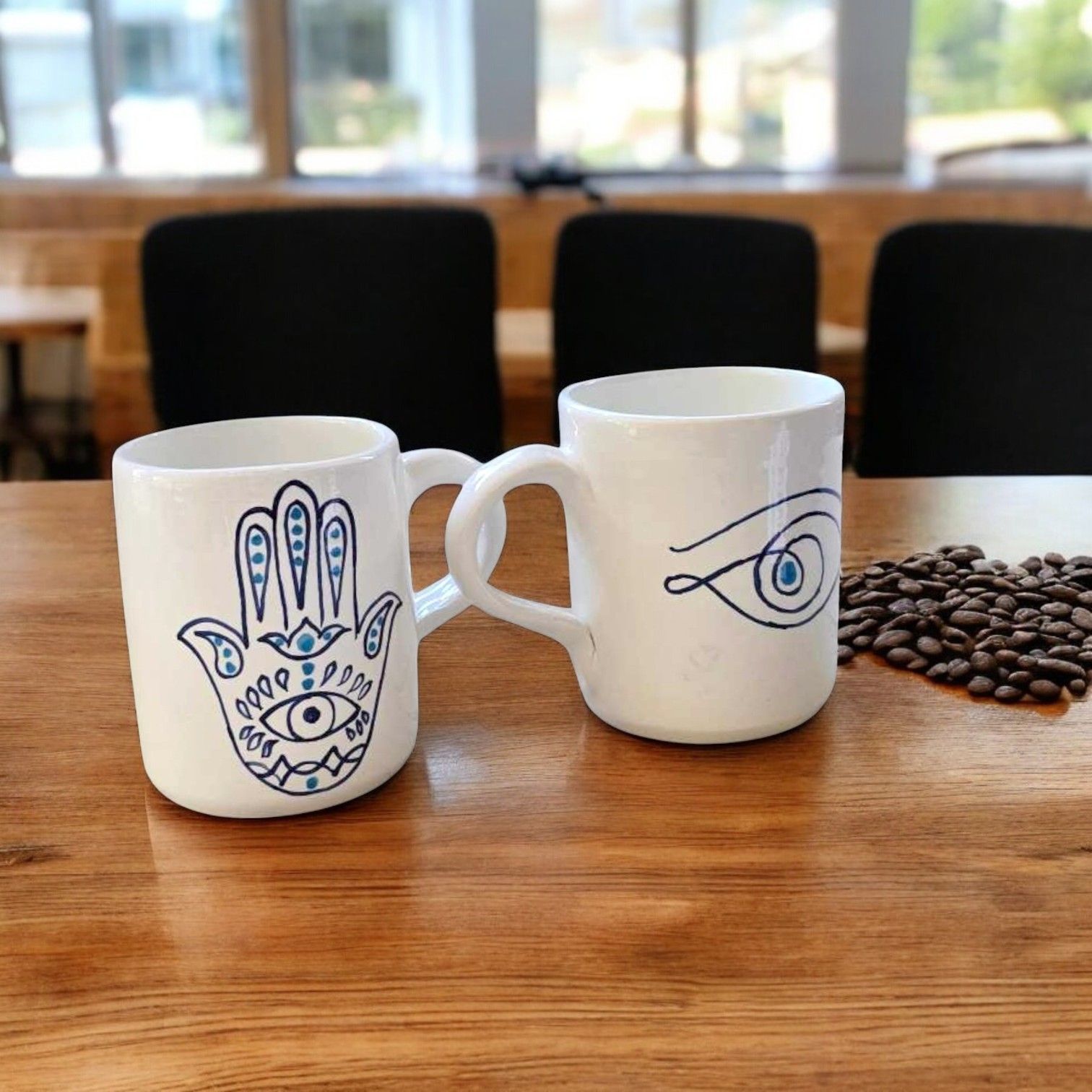 Tazza Mug Artigianale in Ceramica con Illustrazione 