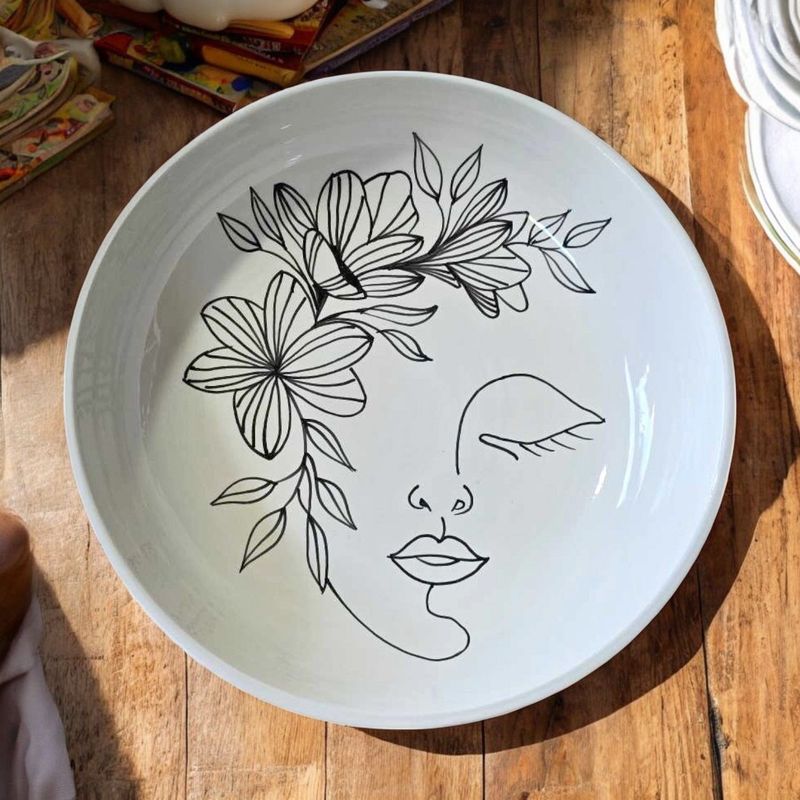 CIOTOLA -JATTE -JASMINE FACE ART 25 CM