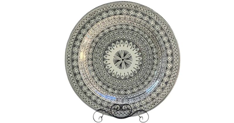 PIATTO ARTISTICO - ORIENTALE ARTE  - 45 CM