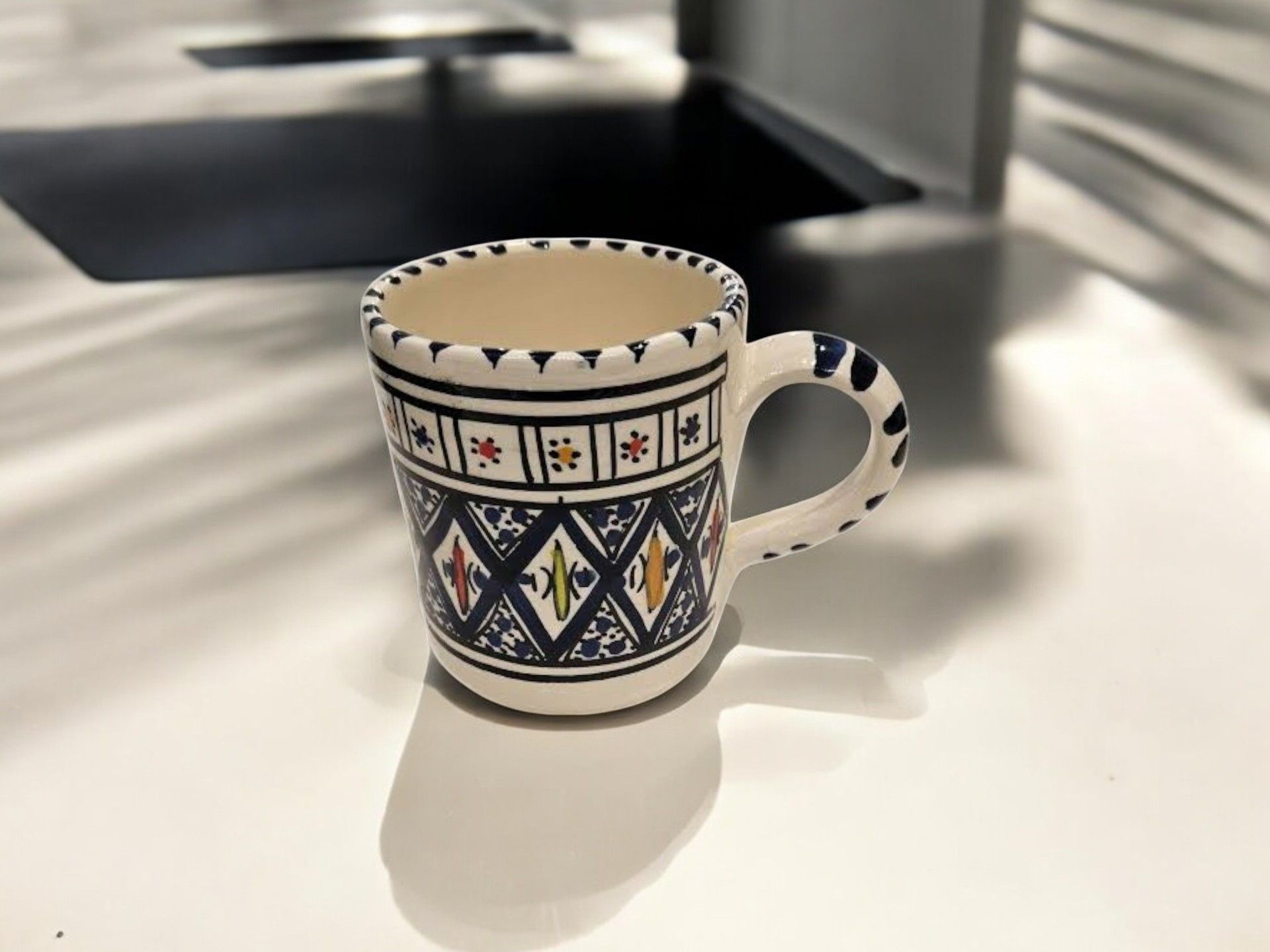 TAZZA - CHOPE MUG - ARABESQUE BLU